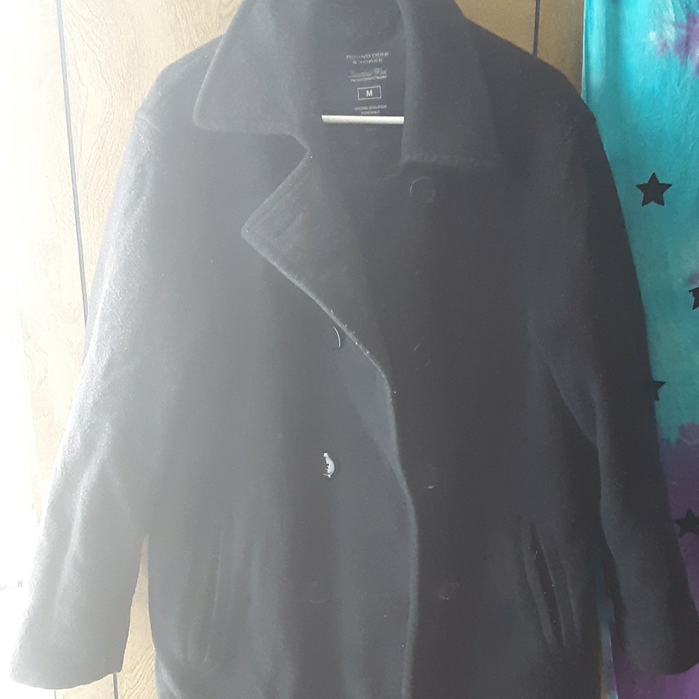 Men's Black Medium Trench Coat